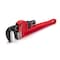 Steelman 14Inch HeavyDuty Cast Iron Straight Handle Pipe Wrench 60882 - alternate 1